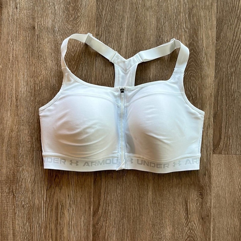 Under Armour High Crossback Zip Sports Bra